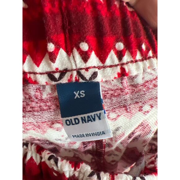 NWT Old Navy size XS flannel pajama pants polar bears Christmas - Picture 2 of 3